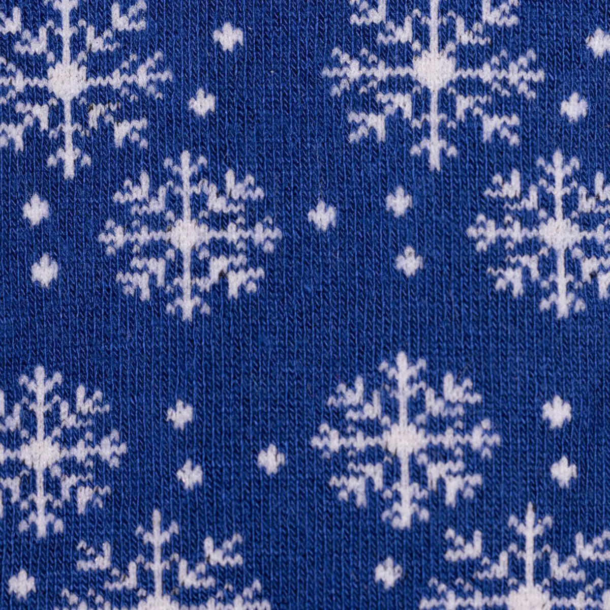Swole Panda Snowflake Socks Blue