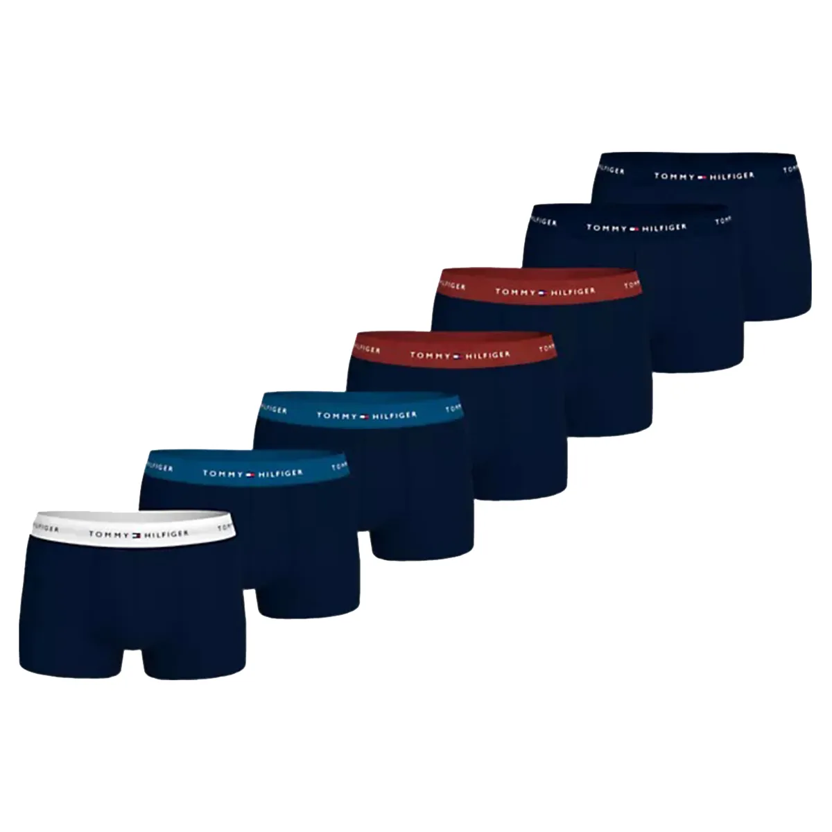 Tommy Hilfiger 7 Pack Trunks Multi