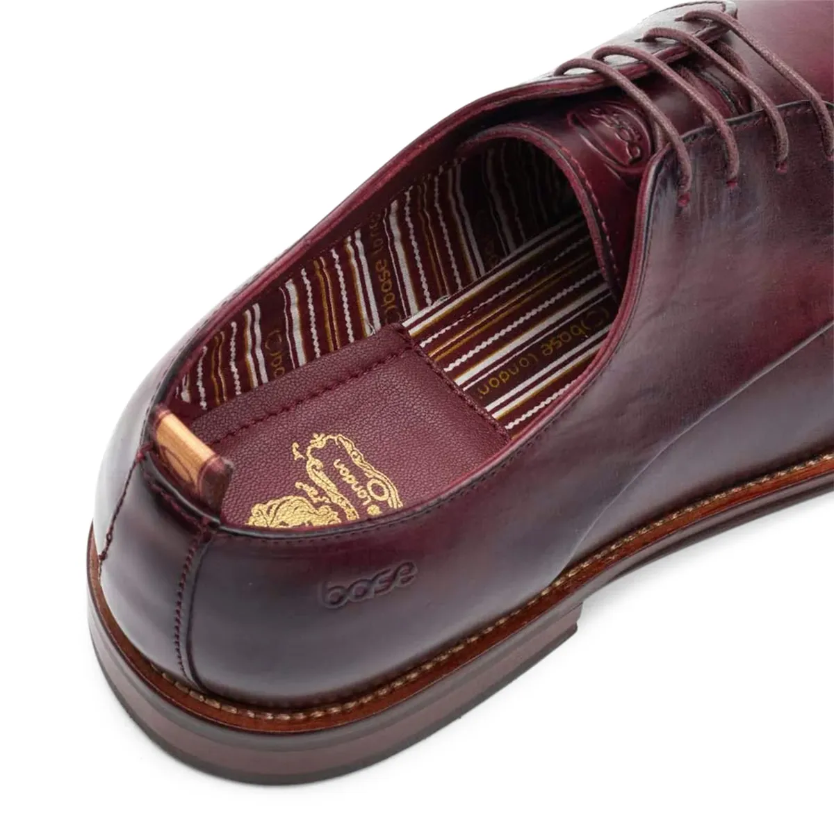 Base London Marley Shoe Bordo Washed