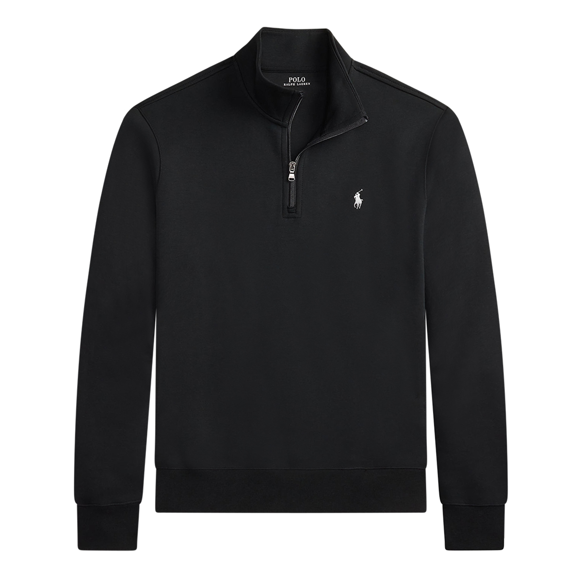 90s - 00's RALPH LAUREN 無地 ブラック M スウェット フリース クルーネック プルオーバー （カットソー）｜POLO