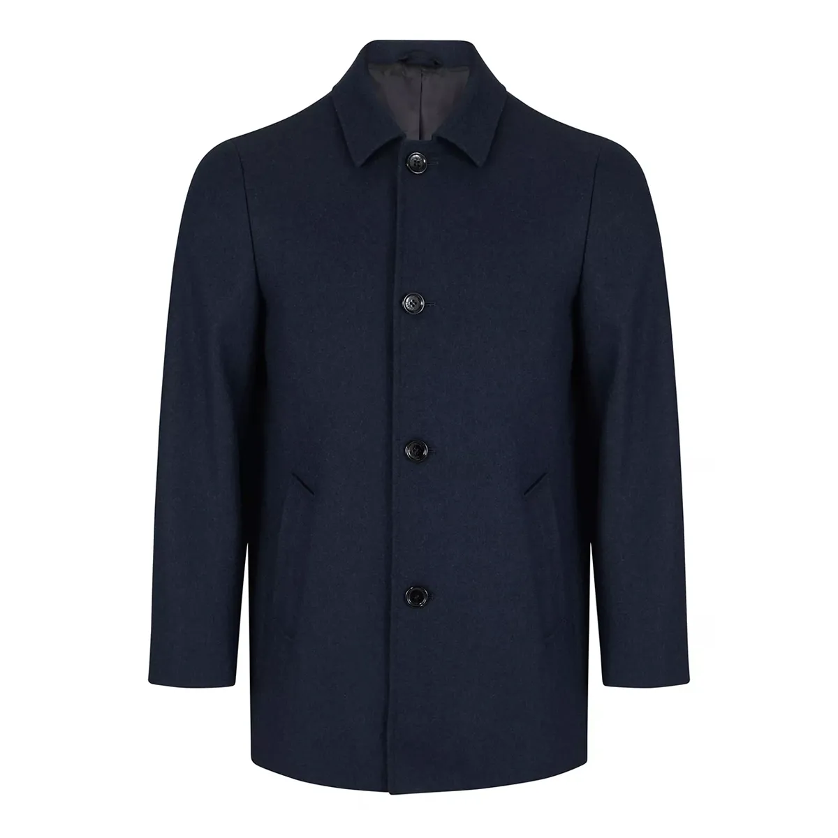 Daniel Grahame Bales Overcoat Navy