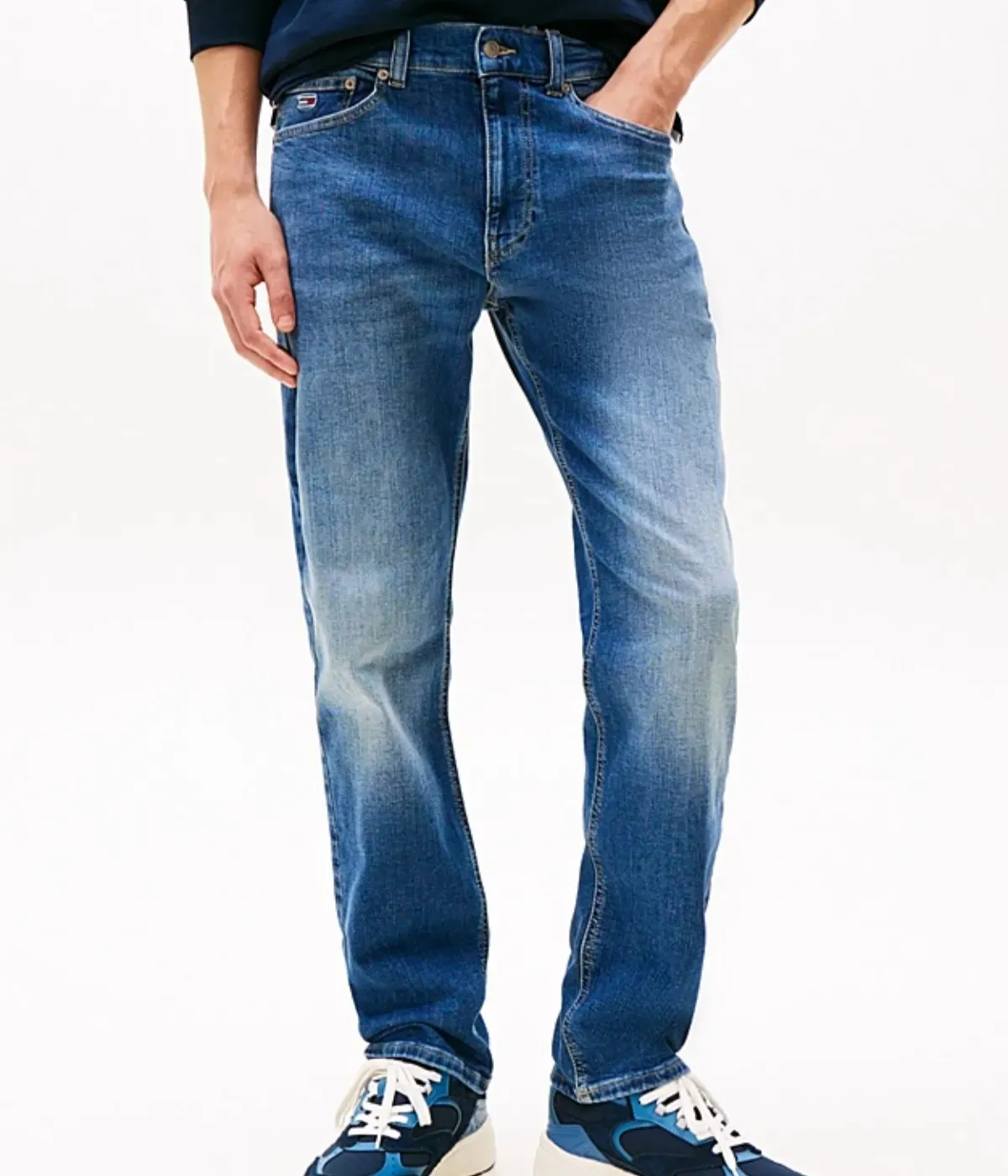 Tommy Jeans Ryan Slim Straight Jeans Medium Blue