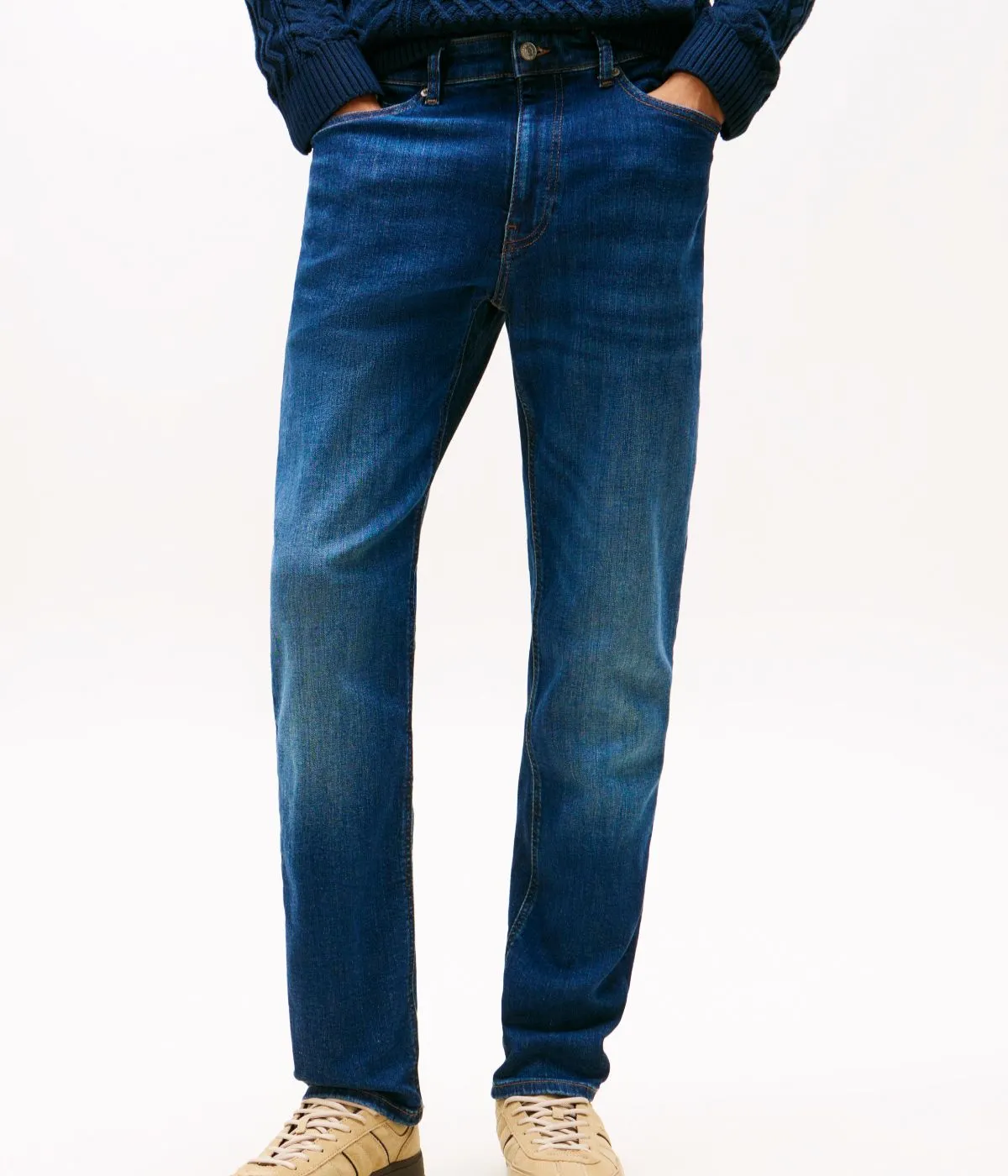 Tommy Jeans Ryan Slim Straight Jeans Dark Blue 1BK