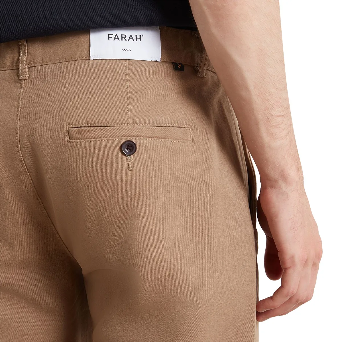 Farah Elm Str Twill Chino Beige