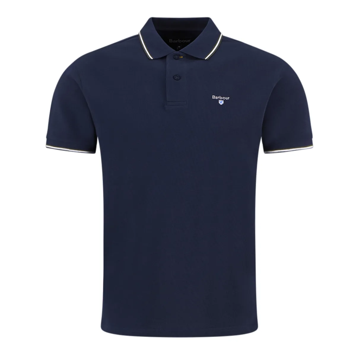 Barbour SS Fielding Tipped Polo Shirt Navy