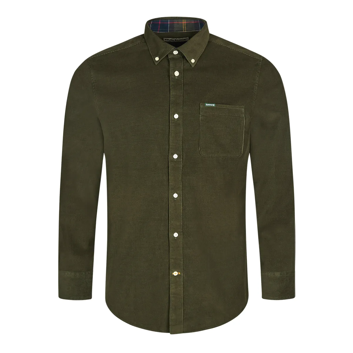 Barbour LS Ramsey Shirt Forest Green