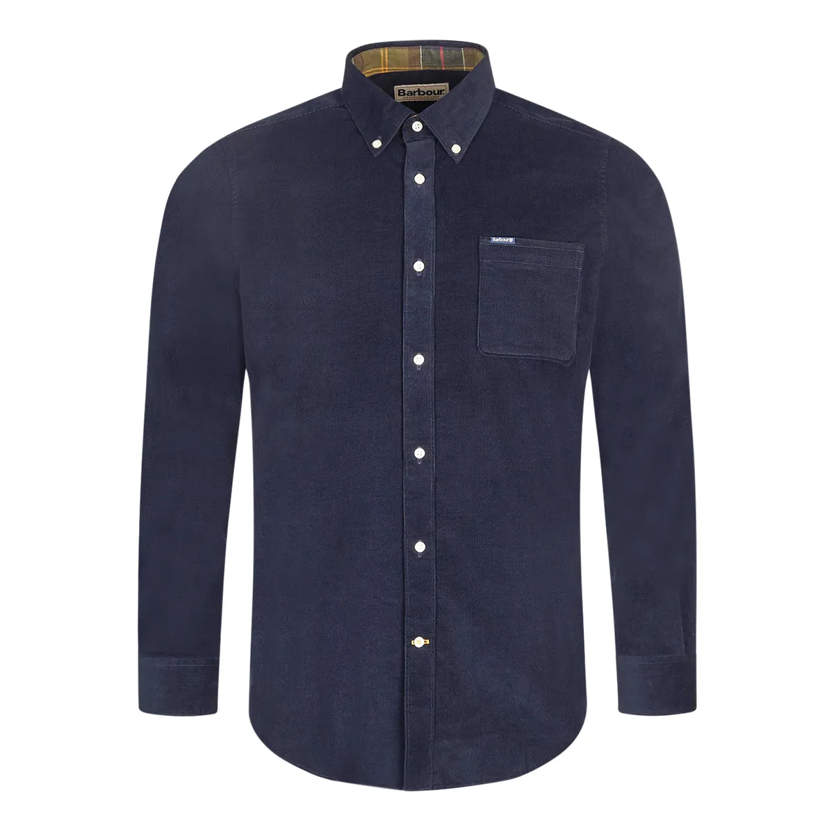 Barbour LS Ramsey Cord Pocket Shirt Navy