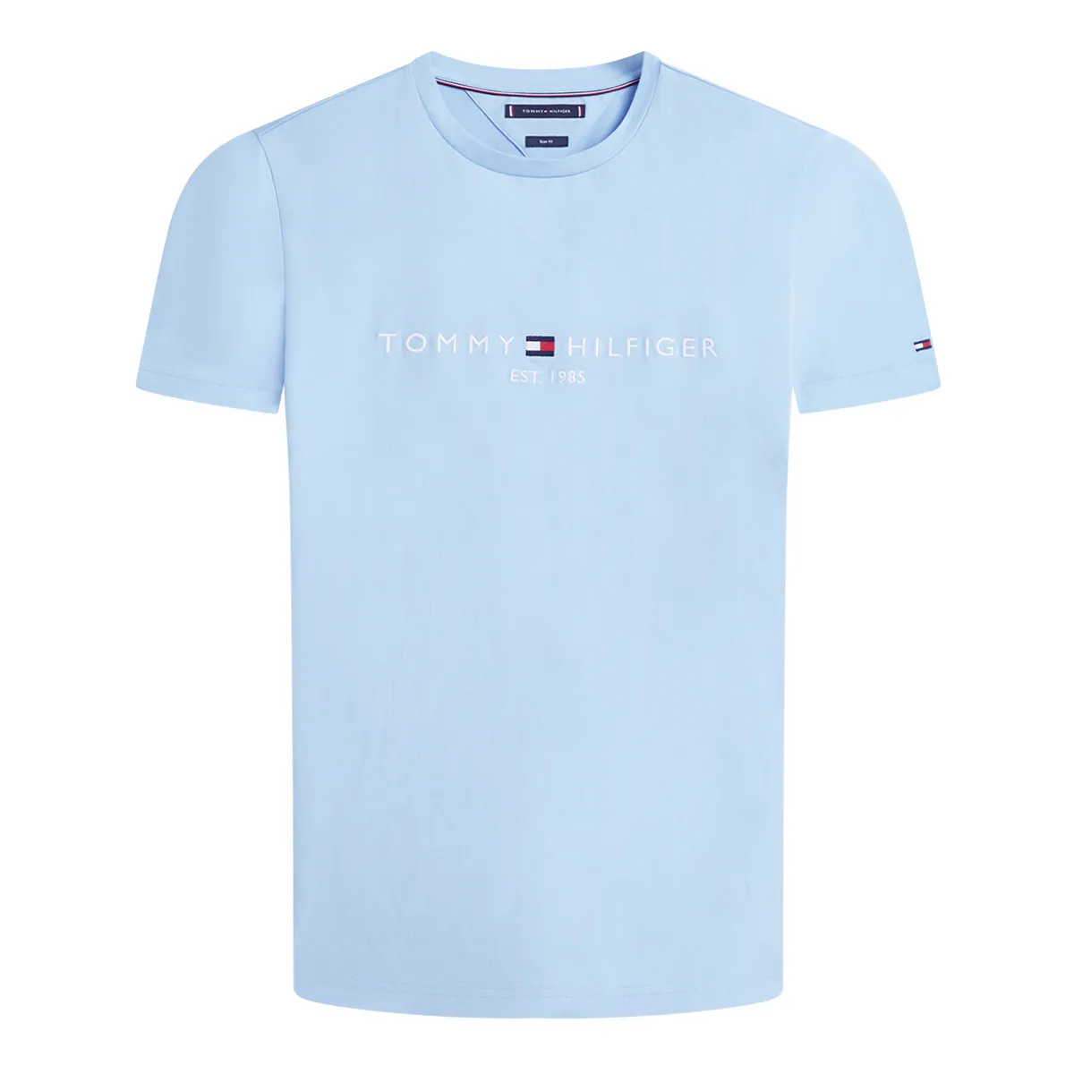 Tommy Hilfiger Logo T-Shirt Well Water Blue
