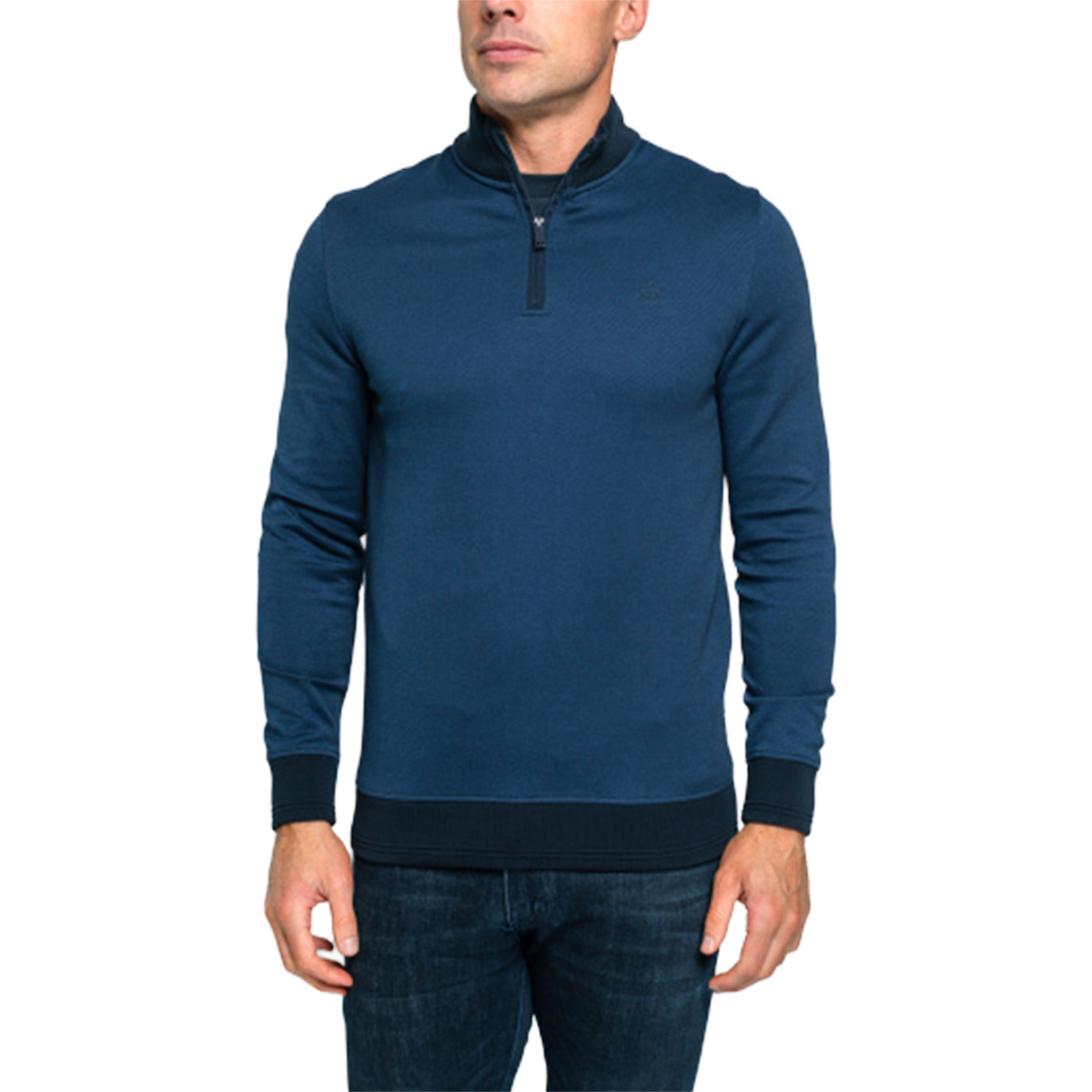 BoTT・HALF-ZIP DS KNIT BoTT・HALF-ZIP DS KNIT BoTT / HALF-ZIP DRIVERS KNIT / NAVY