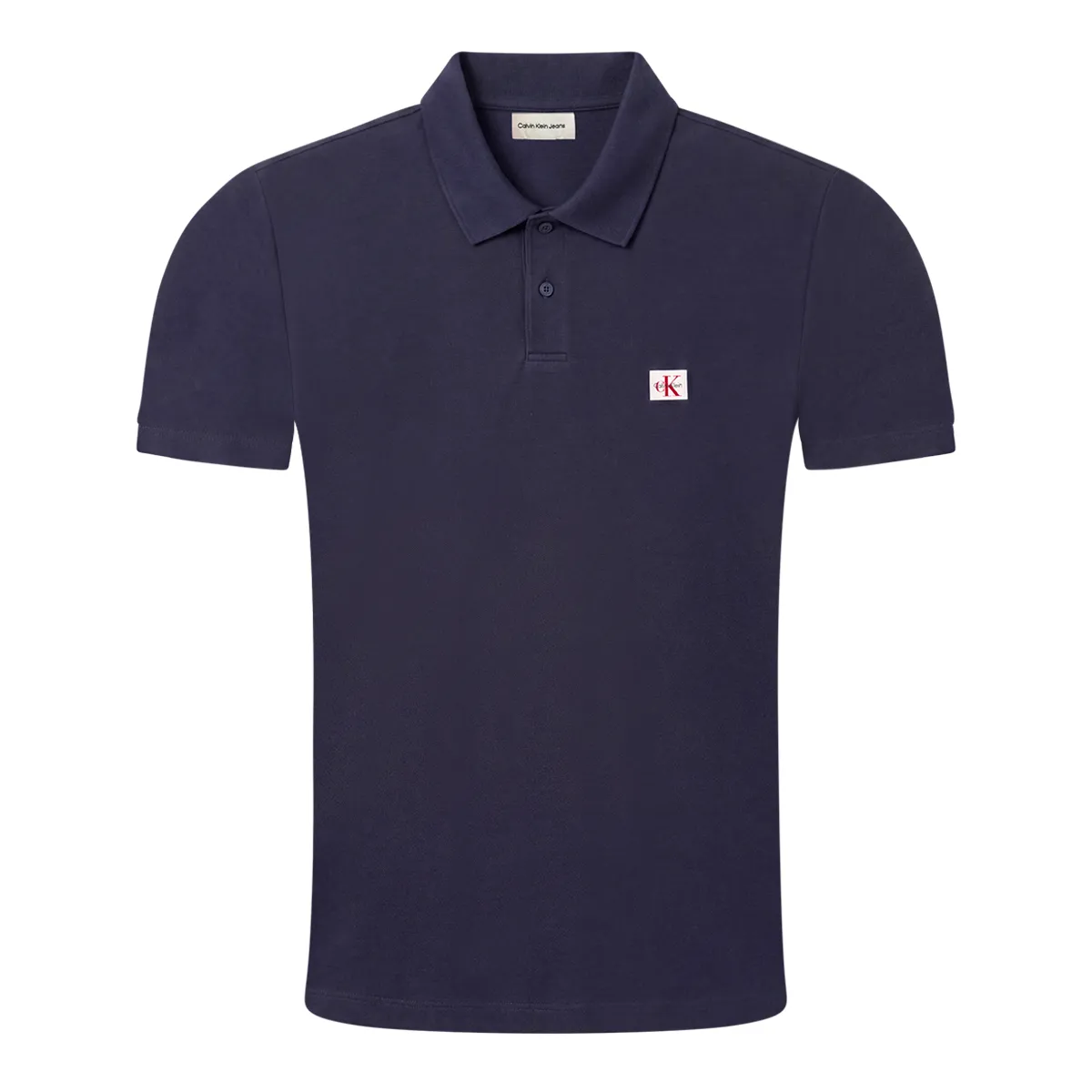 Calvin Klein Jeans SS Microwaffle Polo Dark Sapphire AW26