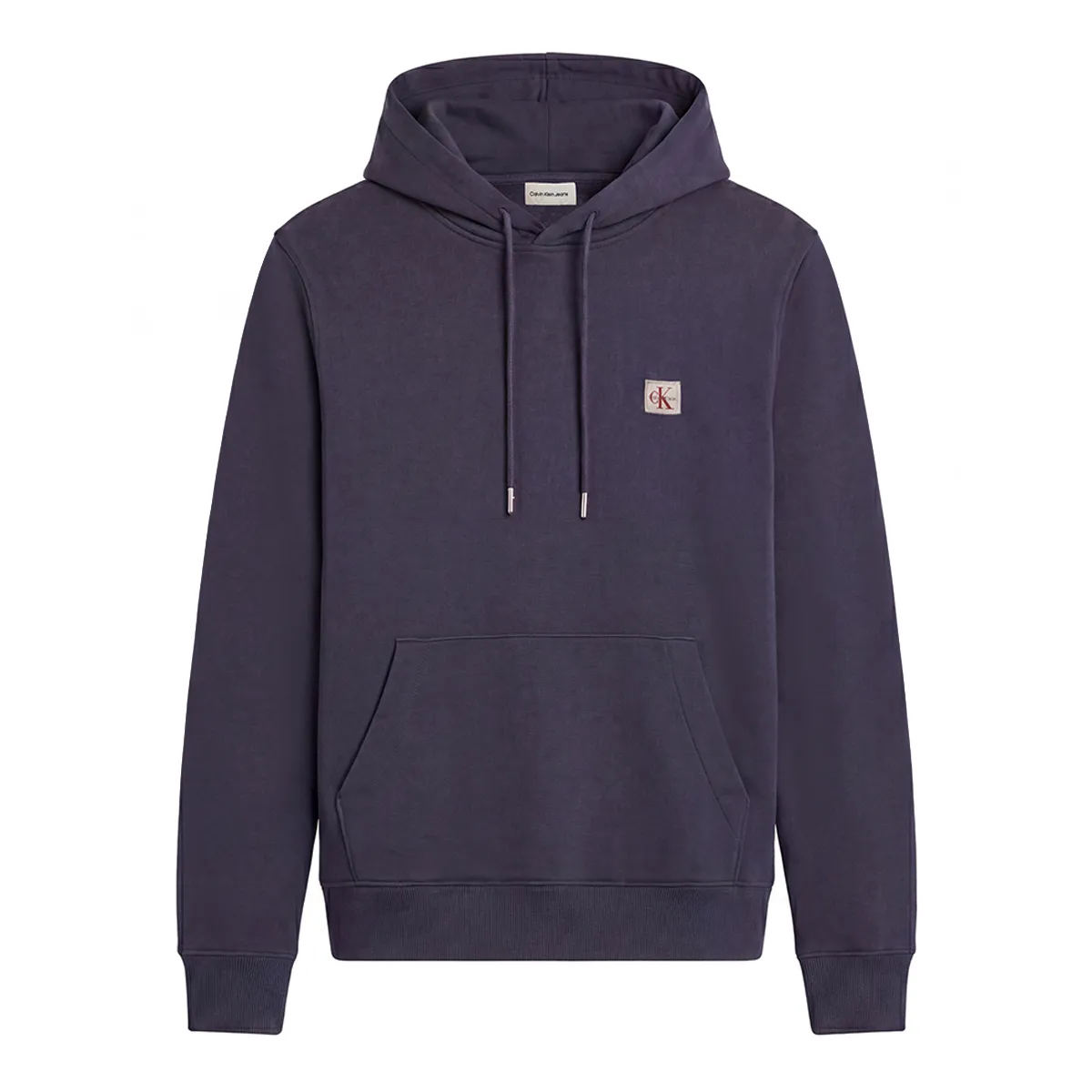Calvin Klein Jeans Woven Label Hoodie Blue Nights - CCI