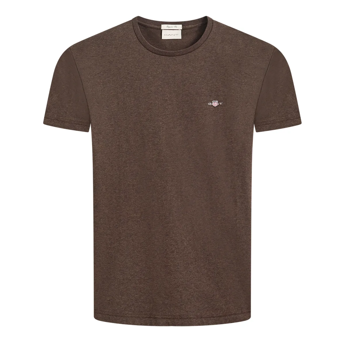 Gant SS Shield T-Shirt Brown AW26