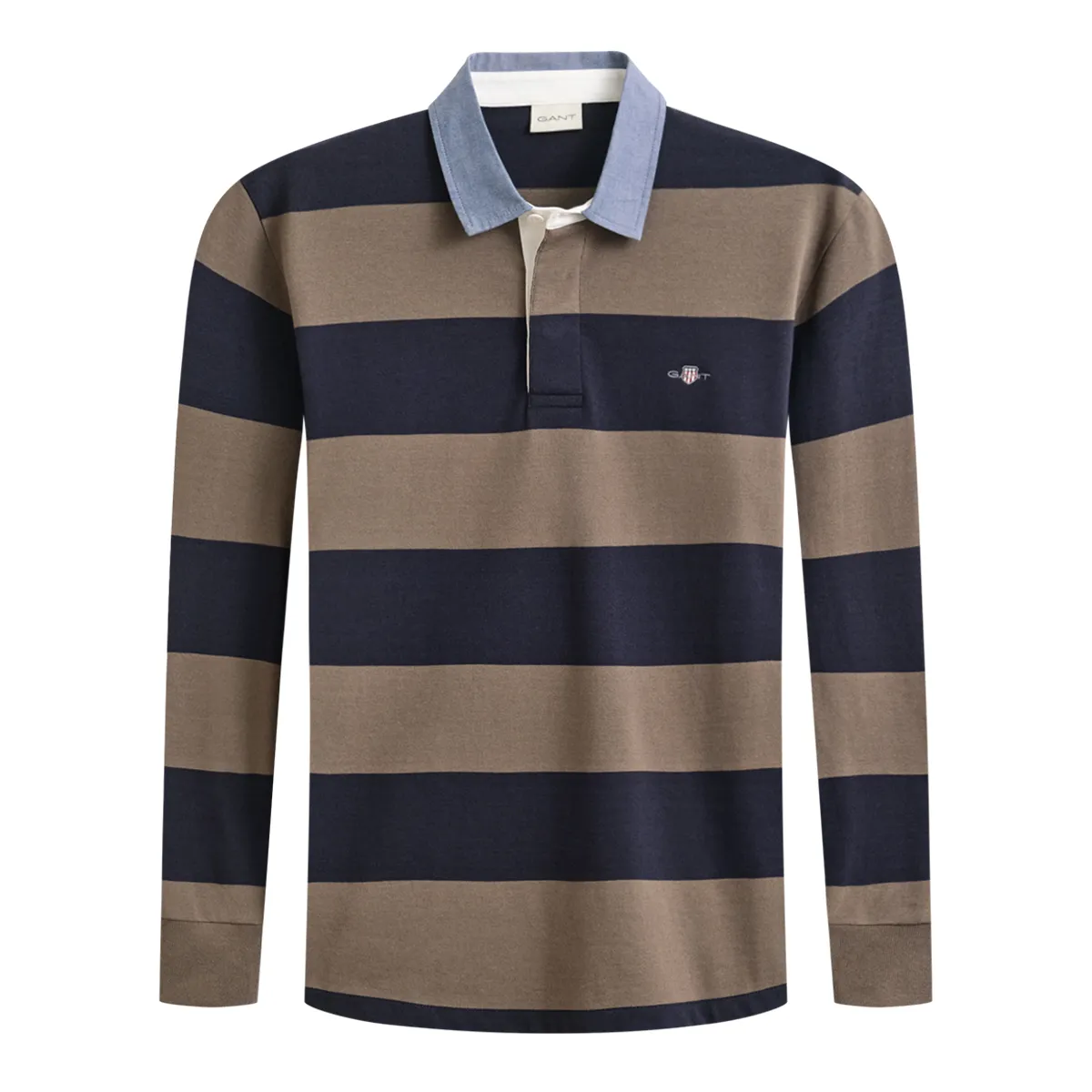 Gant LS Classic Heavy Rugger Faded Taupe