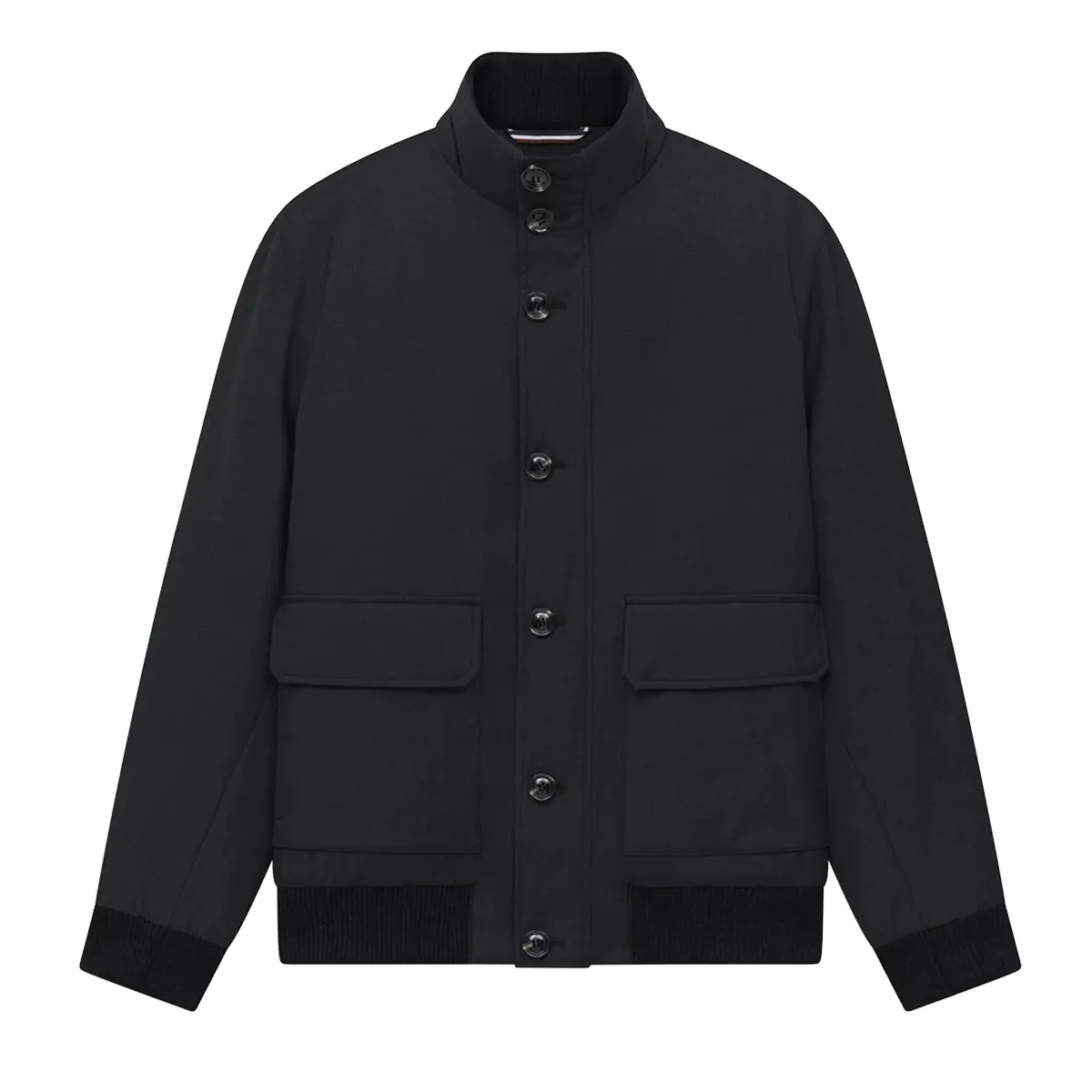 Bugatti Button Bomber Jacket Navy AW26