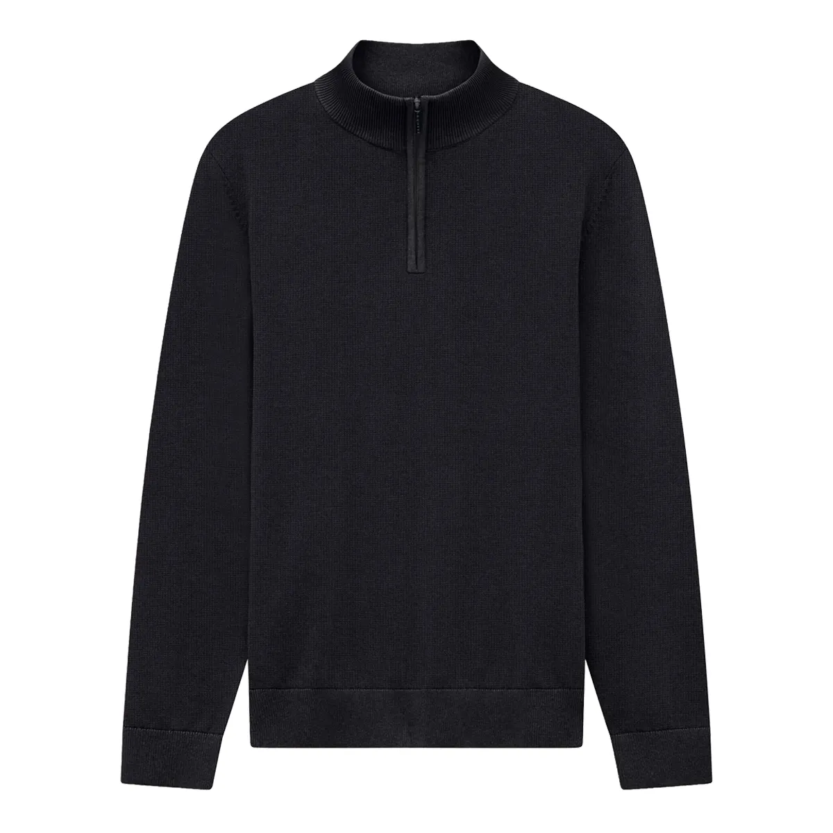 Bugatti Knit Half Zip Sweatshirt Navy AW26