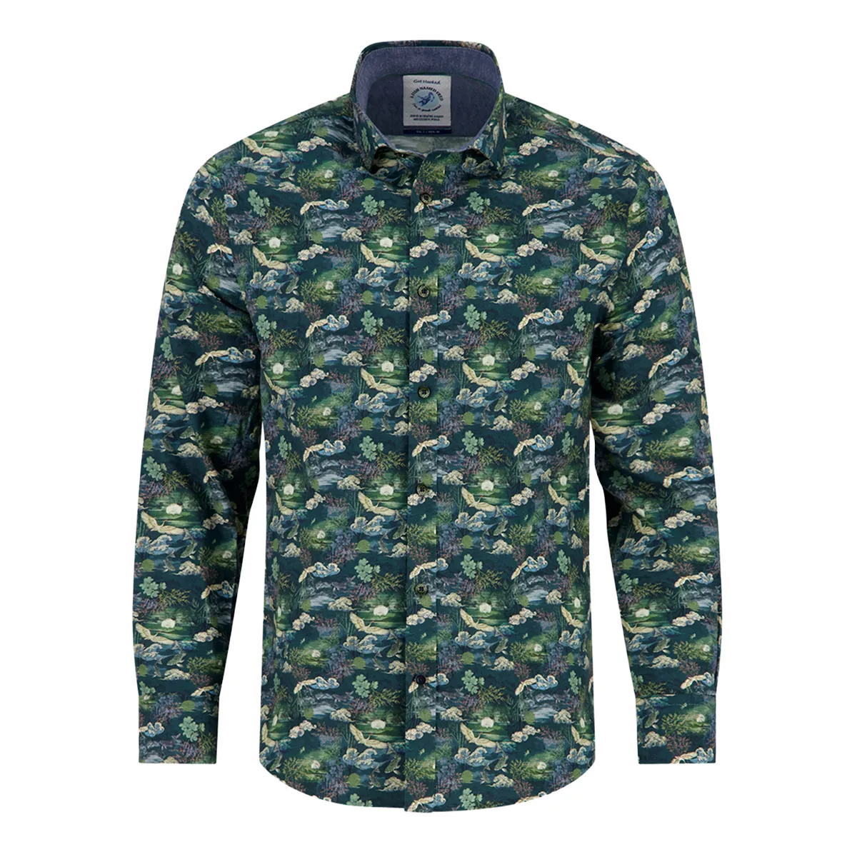 Fish Named Fred LS Fuji Dream Shirt Dark