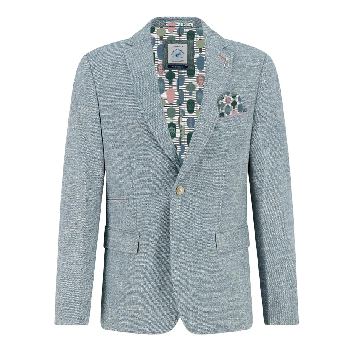 Fish Named Fred Structure Jacket Forest Green