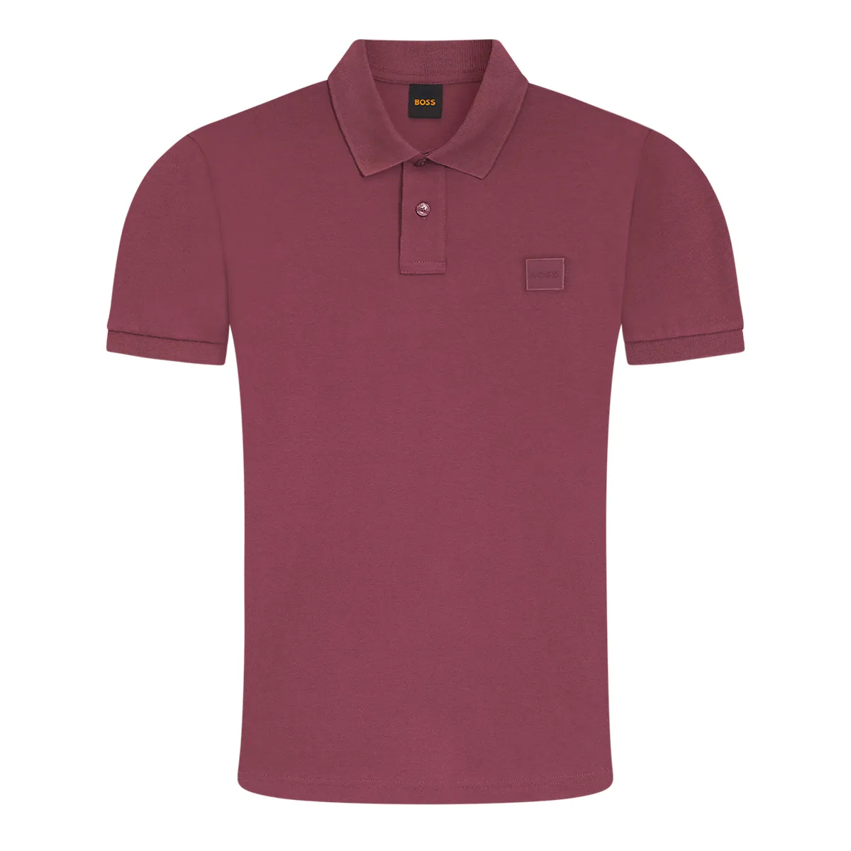 Boss SS Passenger Polo Shirt Medium Red