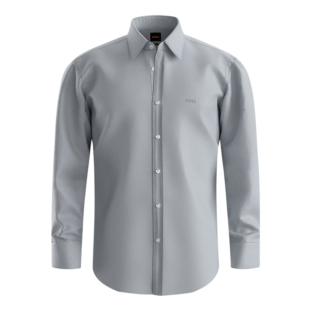 Boss LS Relegant 6 Shirt Medium Blue AW26