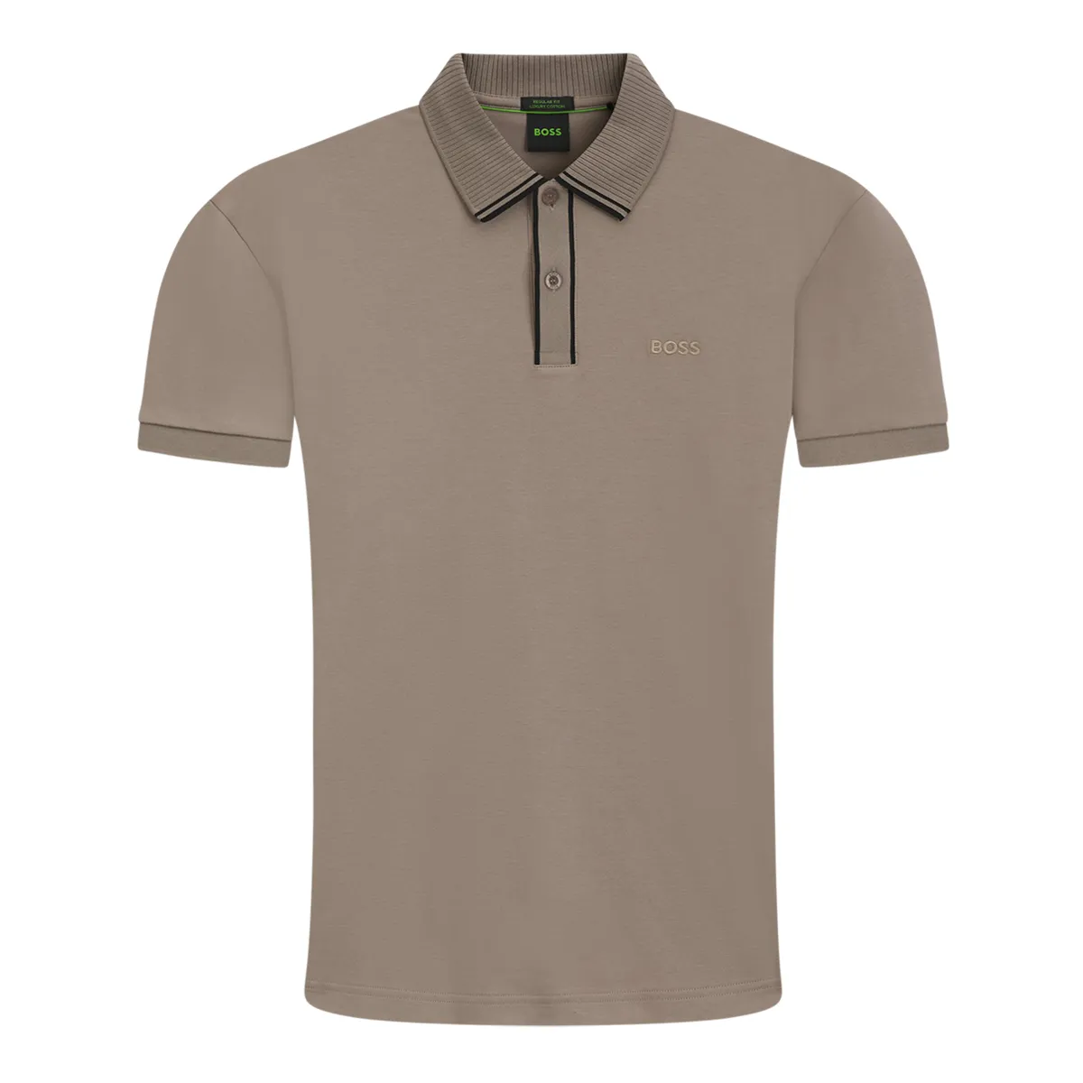 Boss SS PL Cord Paddy Polo Shirt Light Green AW26