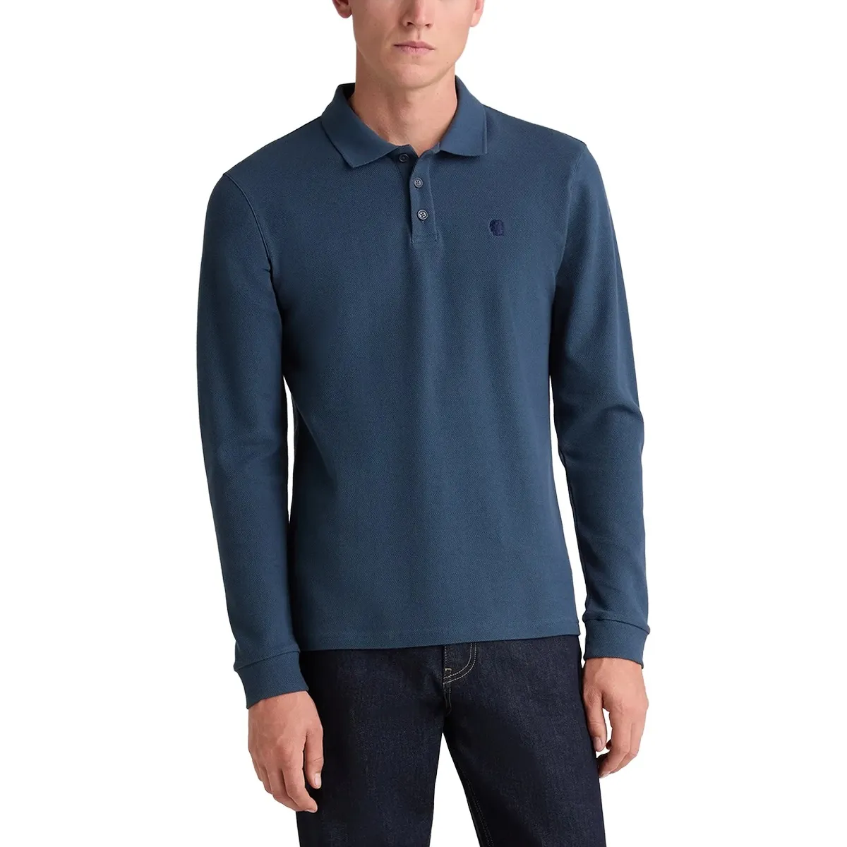 Remus Uomo LS Polo Shirt Teal - AW26