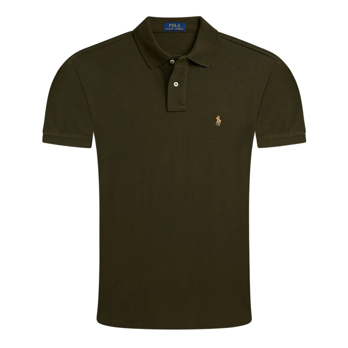 Ralph Lauren SS Knit Polo Shirt Olive - 541