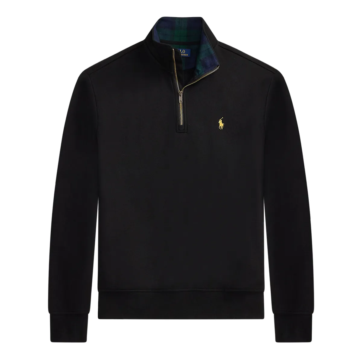 Ralph Lauren Small Logo Half Zip Sweatshirt Black - 001