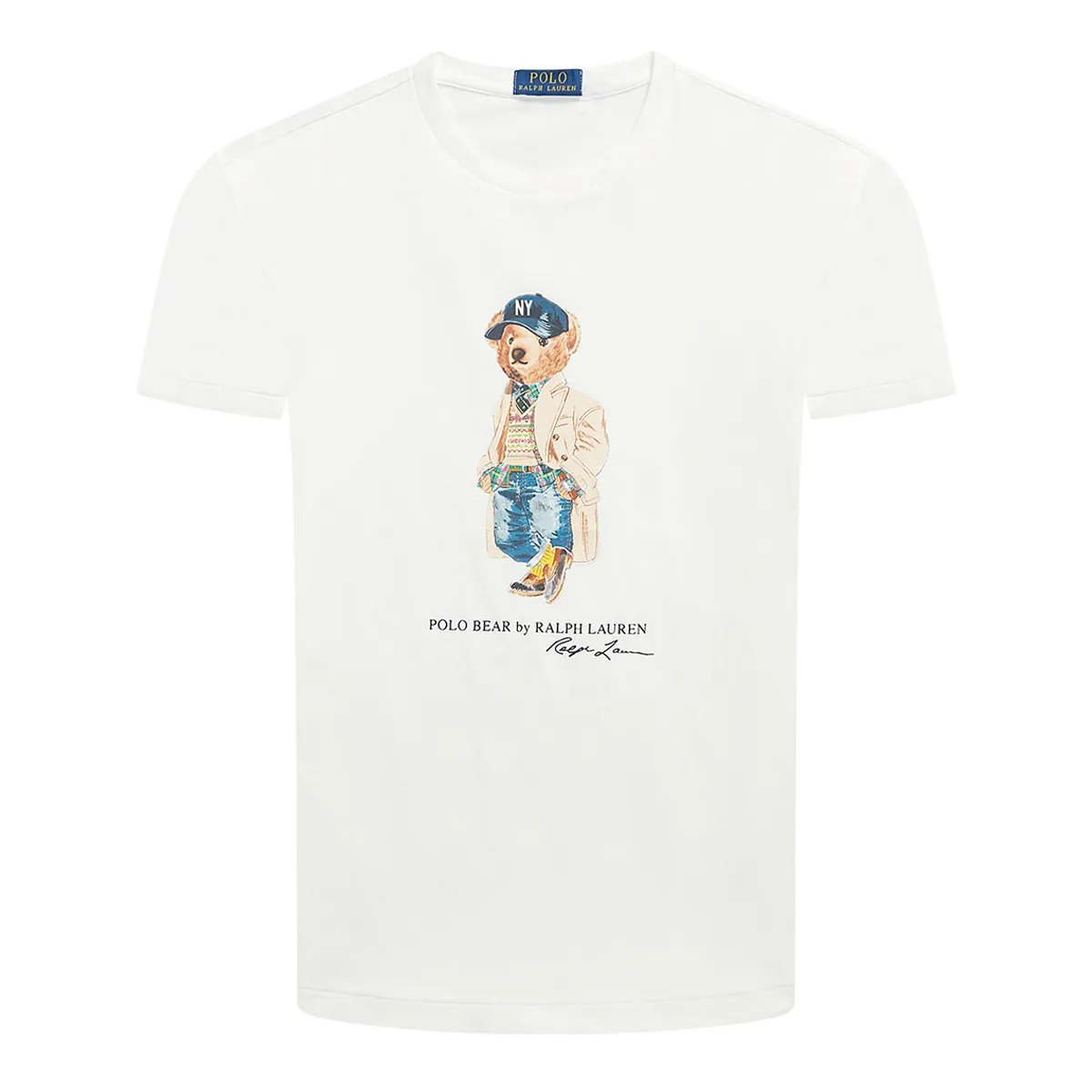 Ralph Lauren SS Teddy Bear Logo T-Shirt White - 001