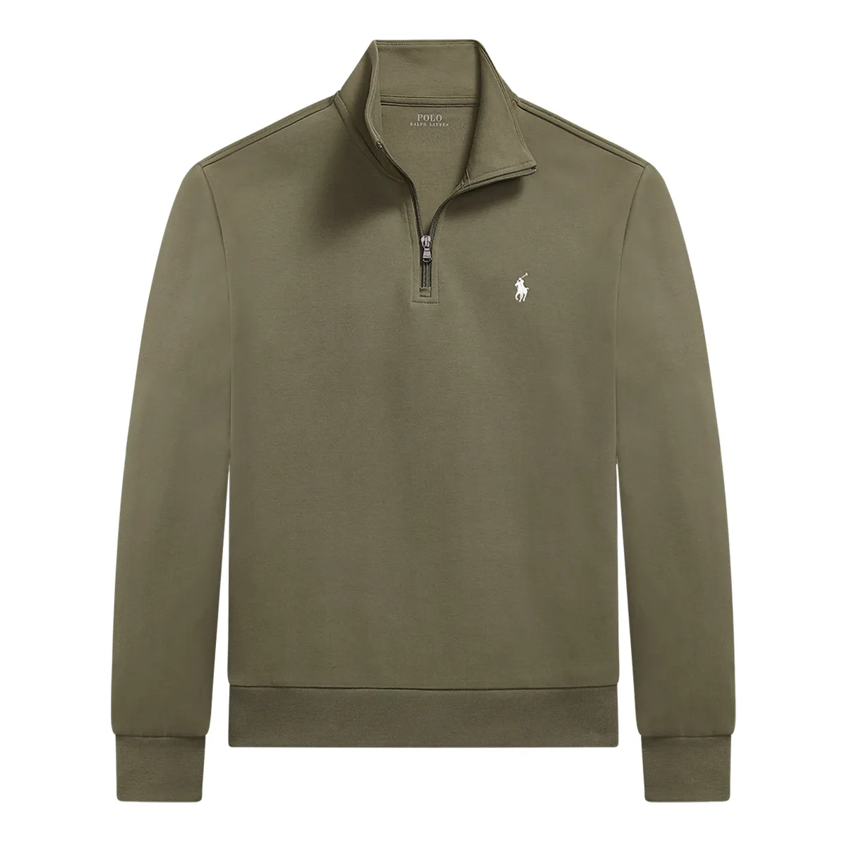 Ralph Lauren Small Logo Half Zip Sweat in Green - 511