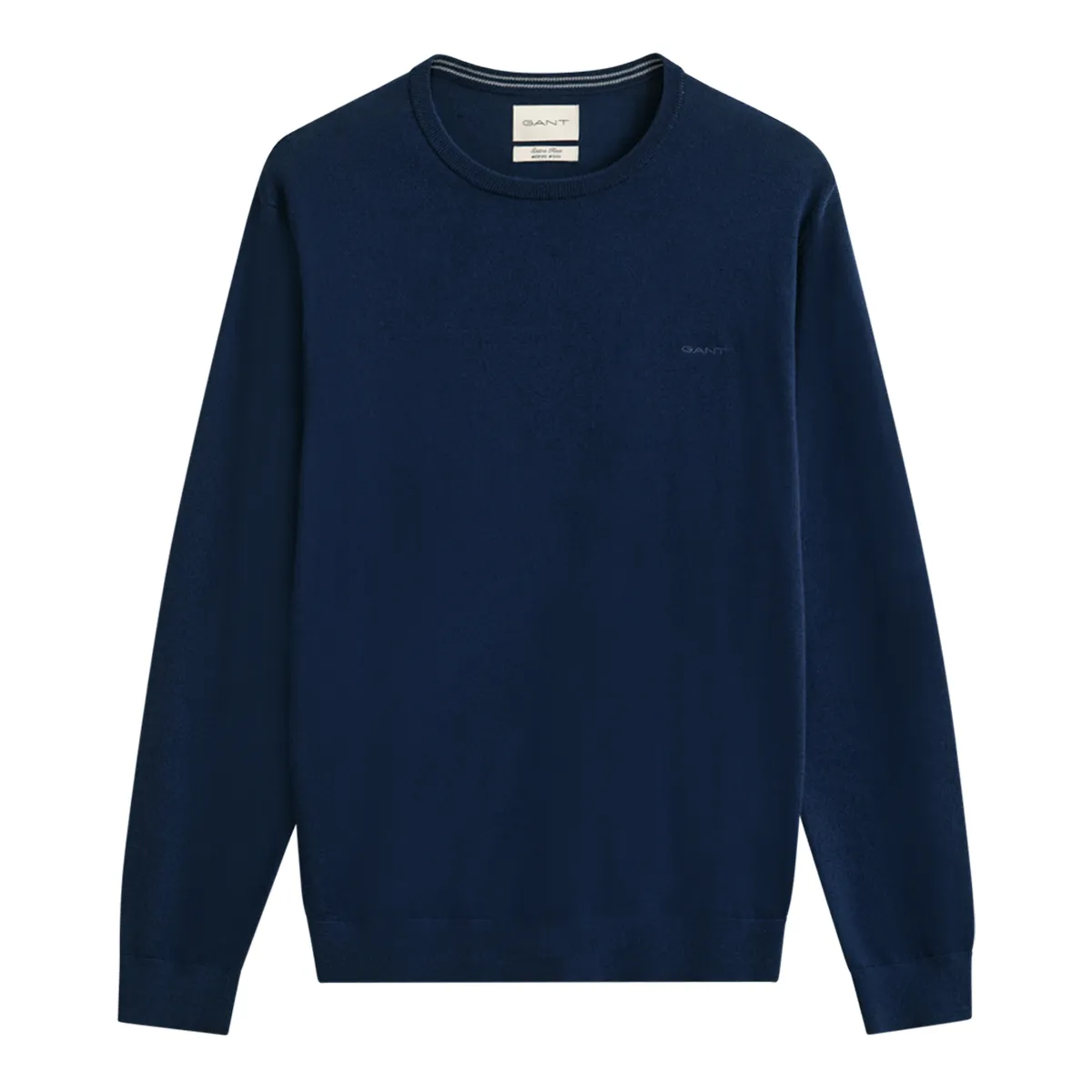 Gant Extrafine Merino Crew Neck Marine