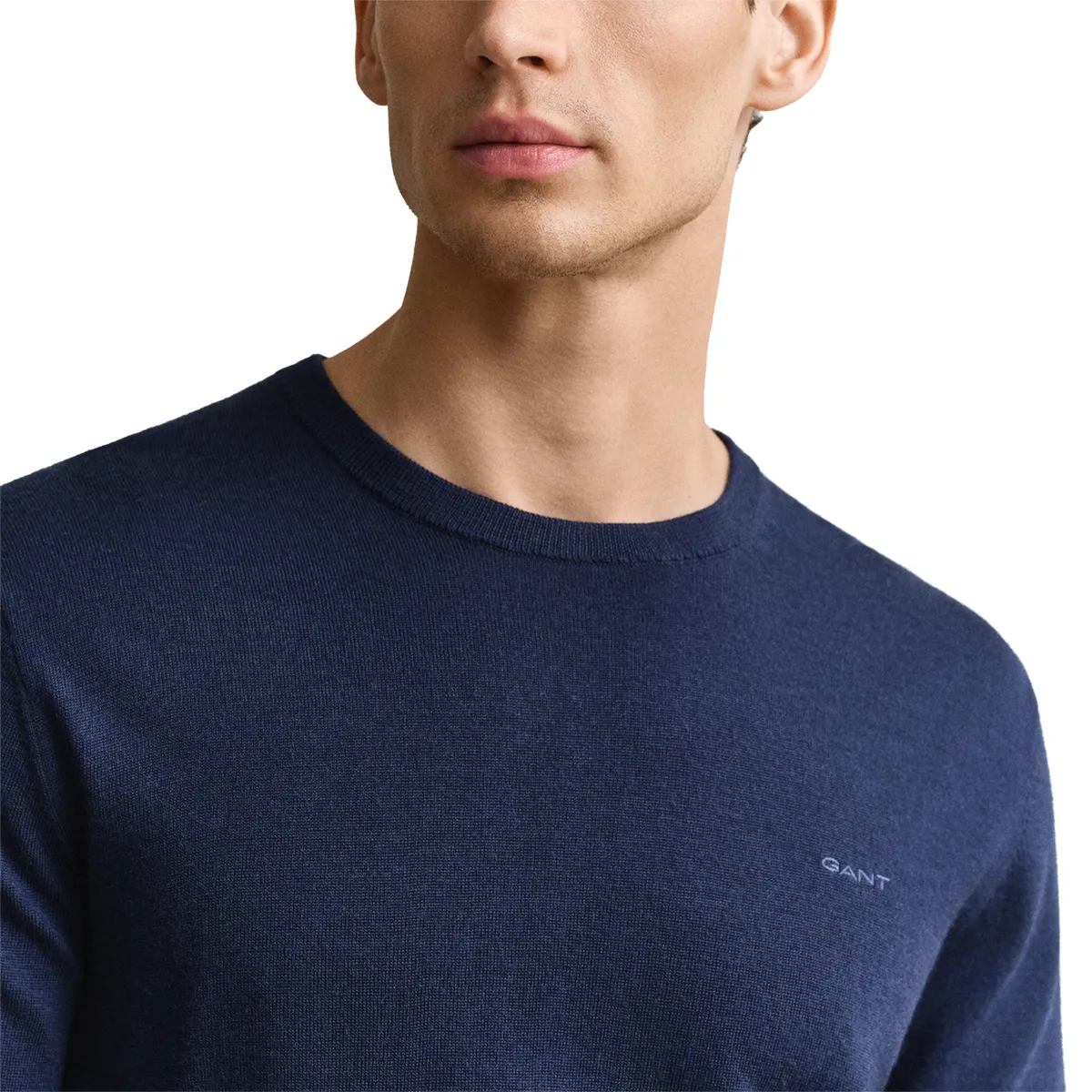 Gant Extrafine Merino Crew Neck Marine - view 4