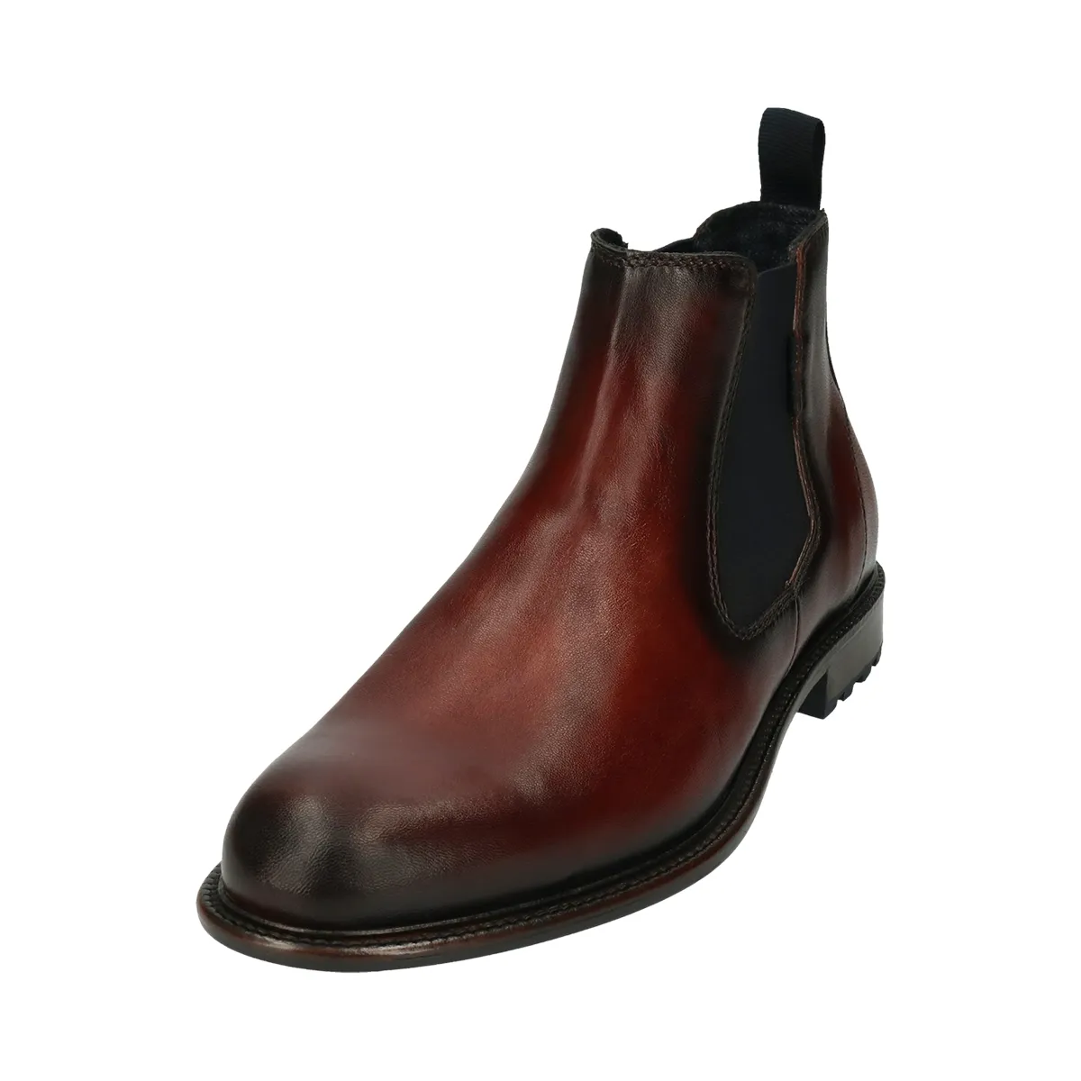 Bugatti Leather Chelsea Boot Brown AW26