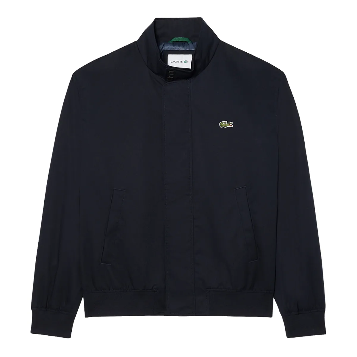 Lacoste Concealed Zip Bomber Jacket Abysm Navy