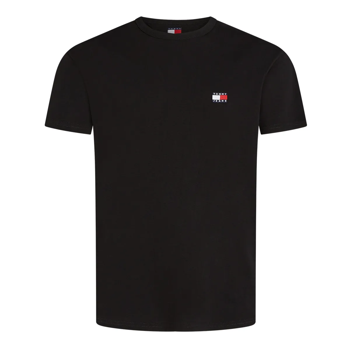 Tommy Jeans SS Badge T-Shirt Black - BDS