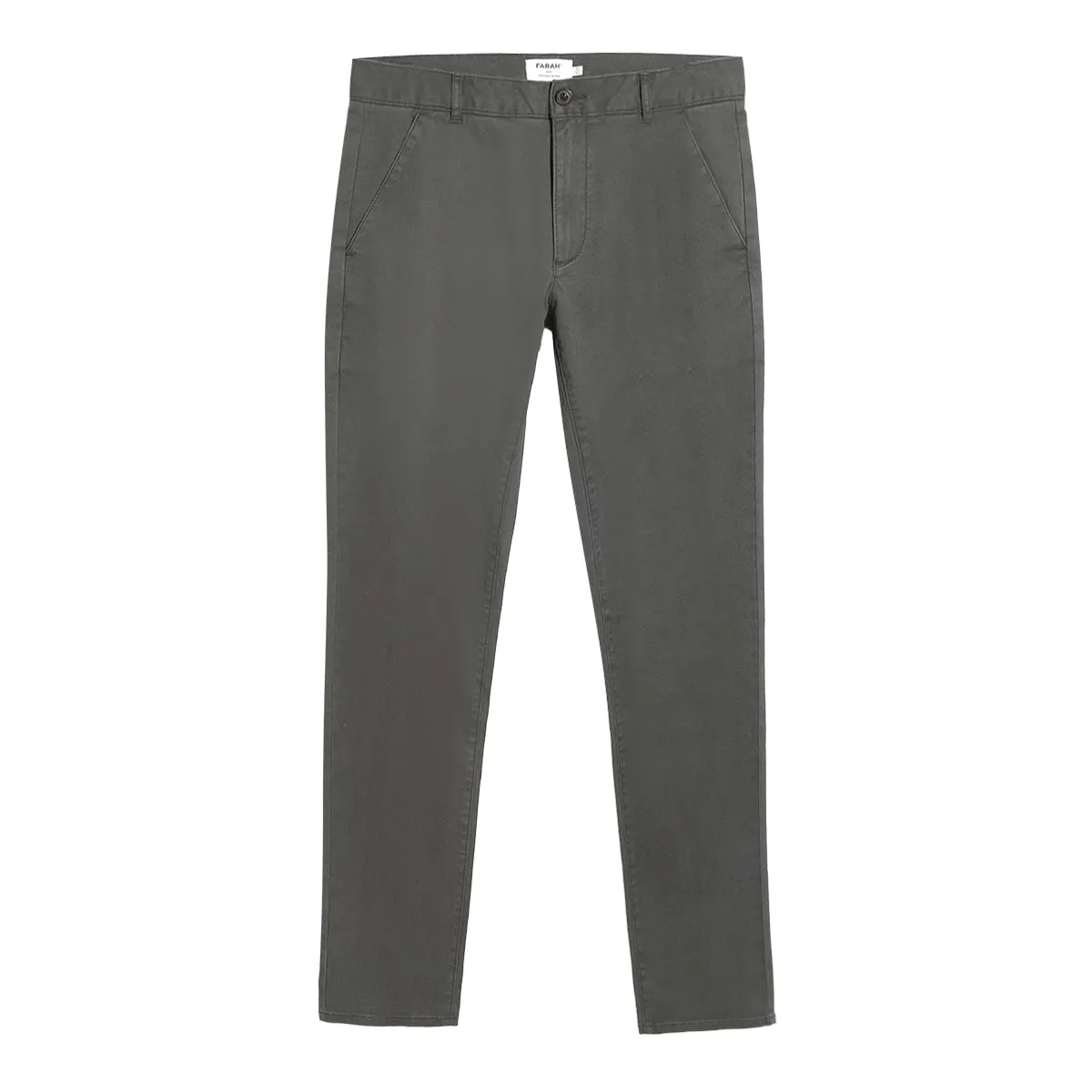 Farah Slim Elm Str Twill Chino Charcoal - 022