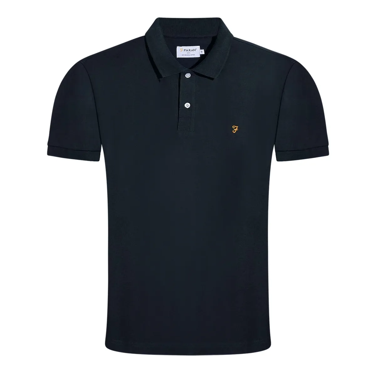 Farah SS Cunningham Polo Shirt True Navy