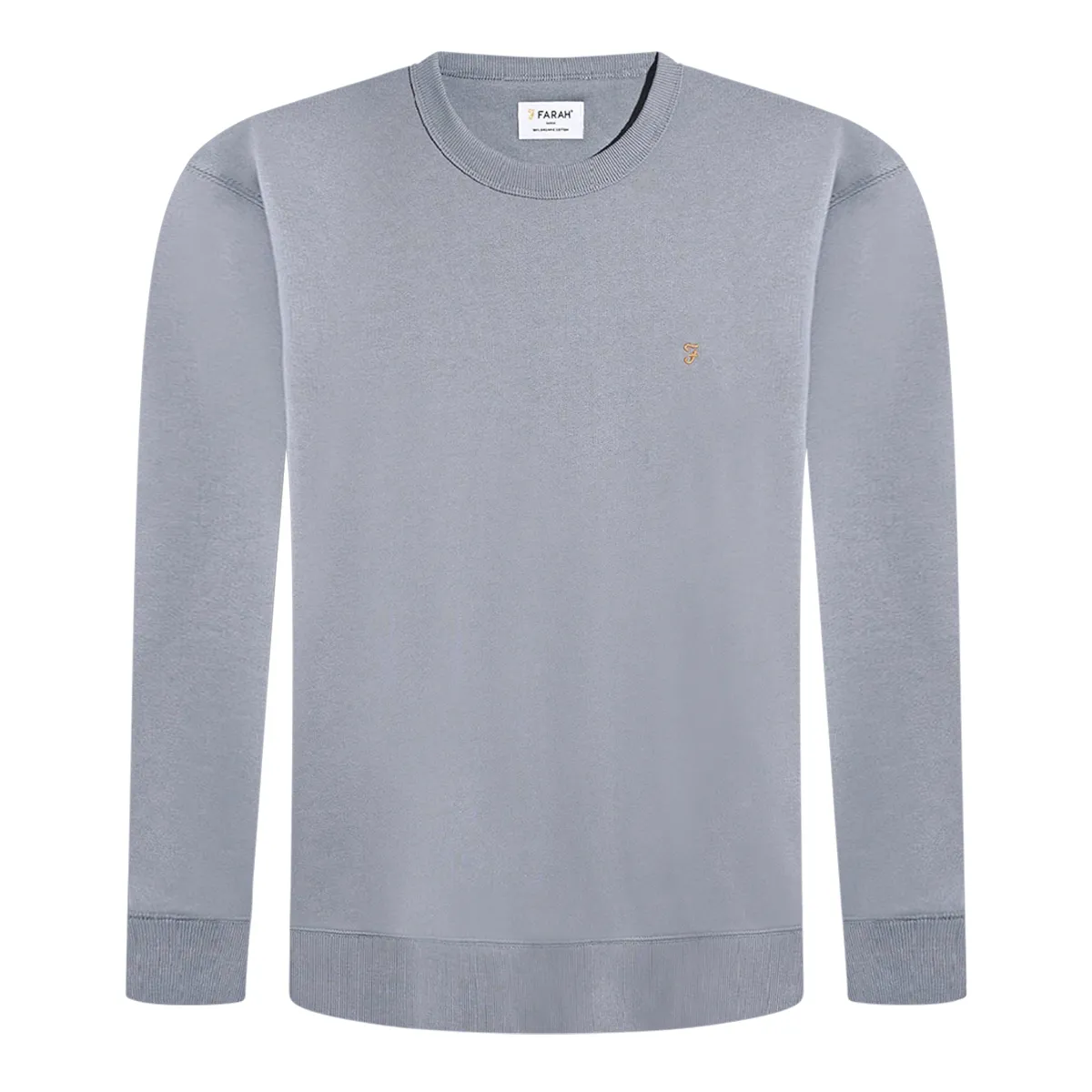 Farah Hemming Crew Neck Sweater Ice Blue