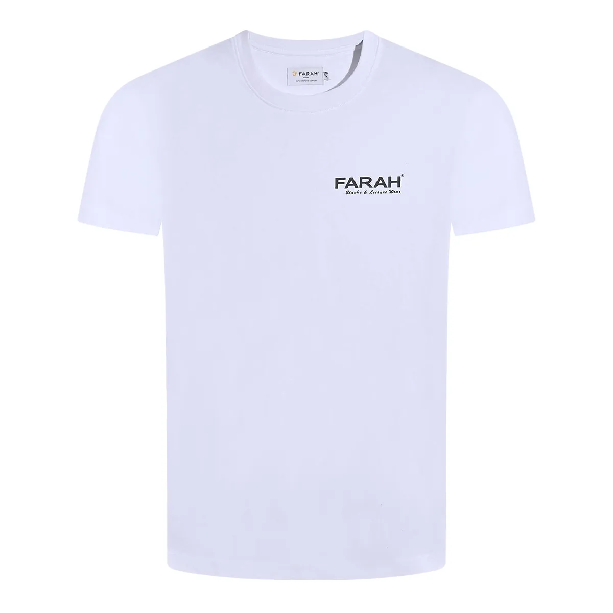 Farah SS Clissold Graphic T-Shirt White