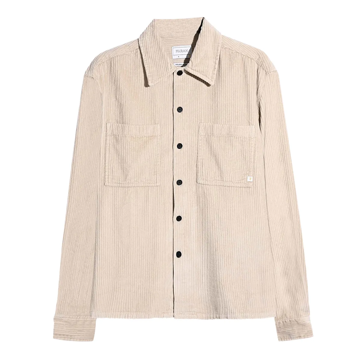 Farah Sawyer Overshirt Putty Beige