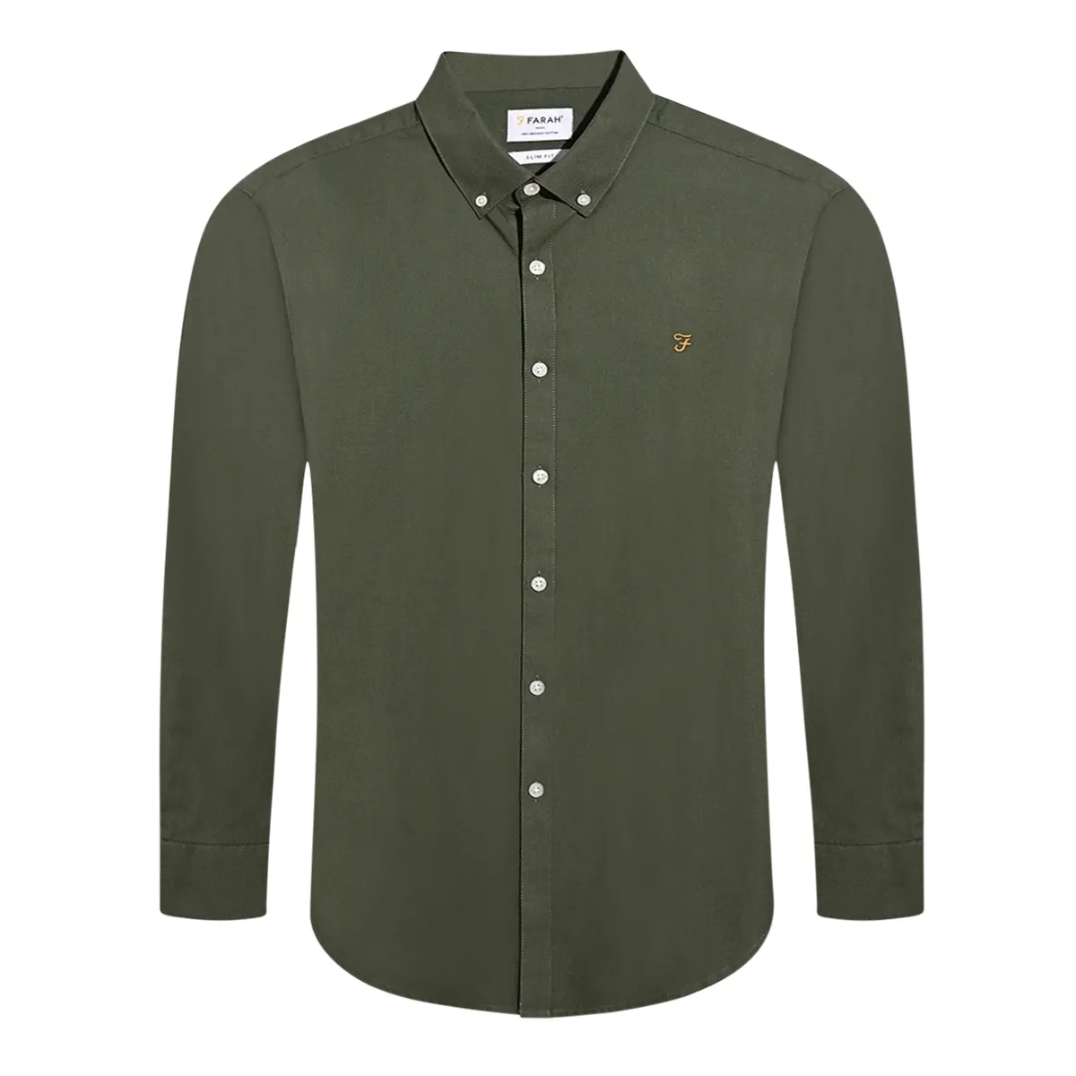 Farah Brewer LS BD Shirt Rosemary AW26