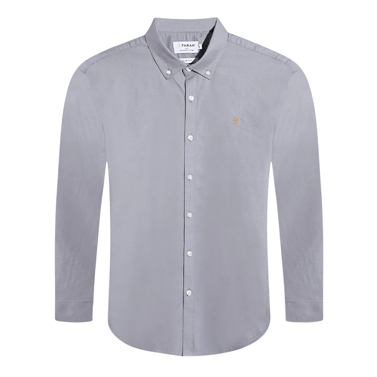 Farah Brewer LS Shirt Icelandic Blue