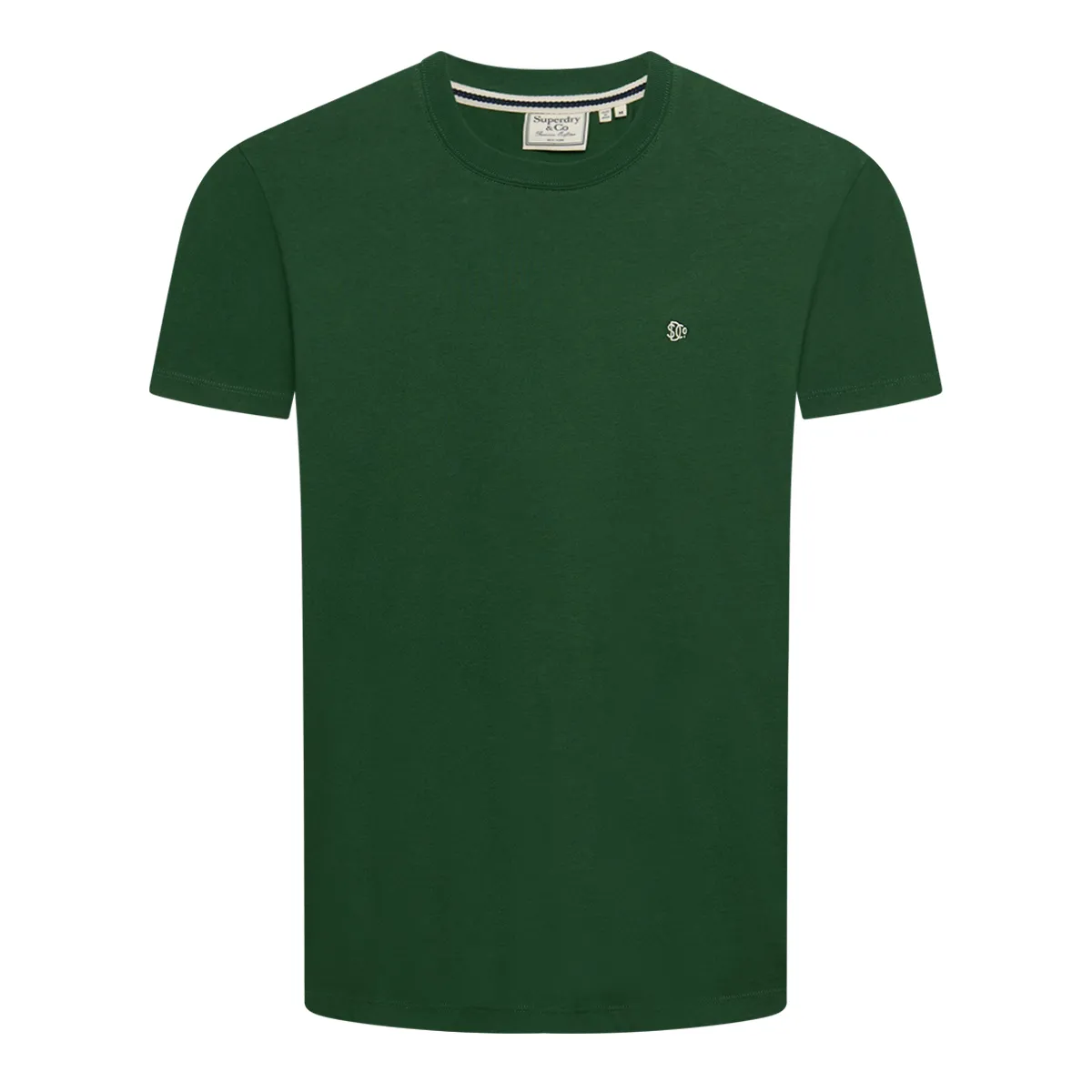 Superdry Ess SDCO Logo Emb T-Shirt Boston Green