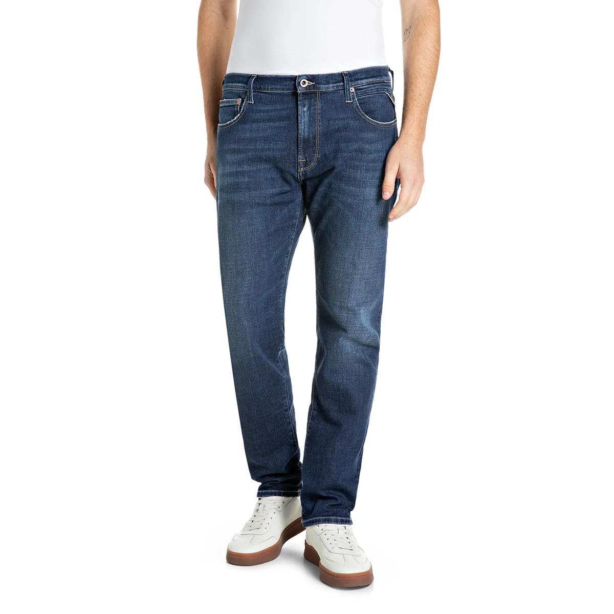 Replay Aideen Straight Fit Jeans Dark Denim AW26
