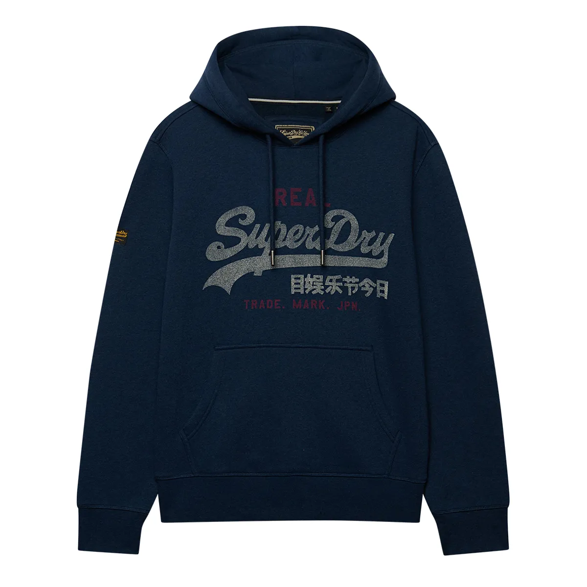 Superdry VL Heritage Relaxed Hoodie Deep Sea Blue - AW26