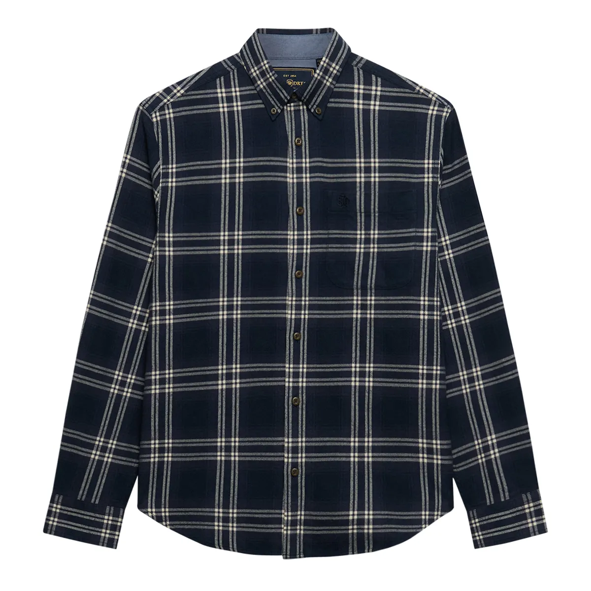 Superdry LS Cotton Lumberjack Shirt Navy