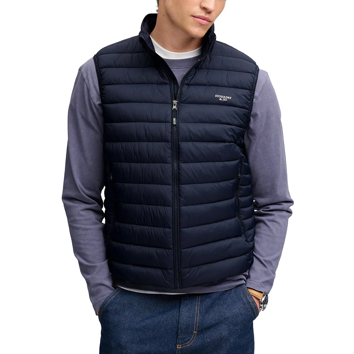 Superdry Fuji Lite Padded Gilet Eclipse - AW26