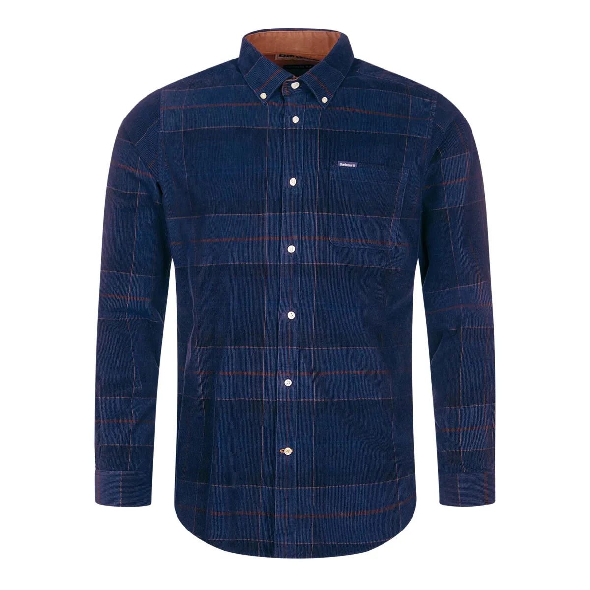 Barbour LS Blair Tartan Cord Shirt Midnight