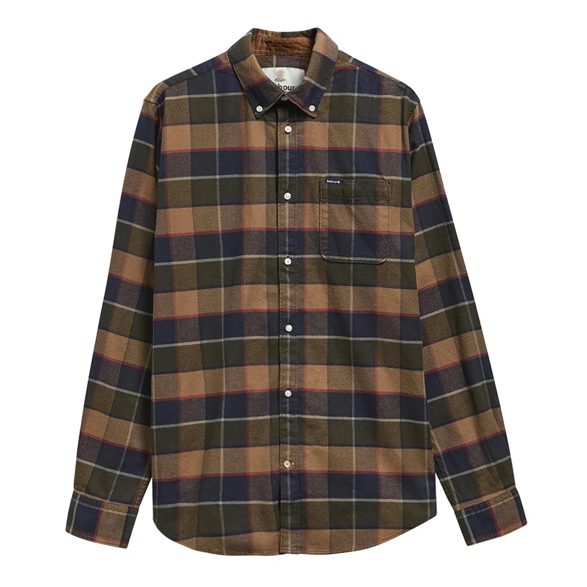 Barbour LS Valley Tailored Shirt Olive