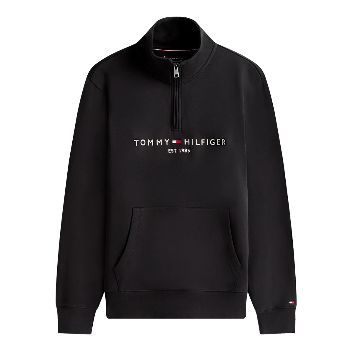 Tommy Hilfiger Tommy Logo Mock Neck Black - BDS
