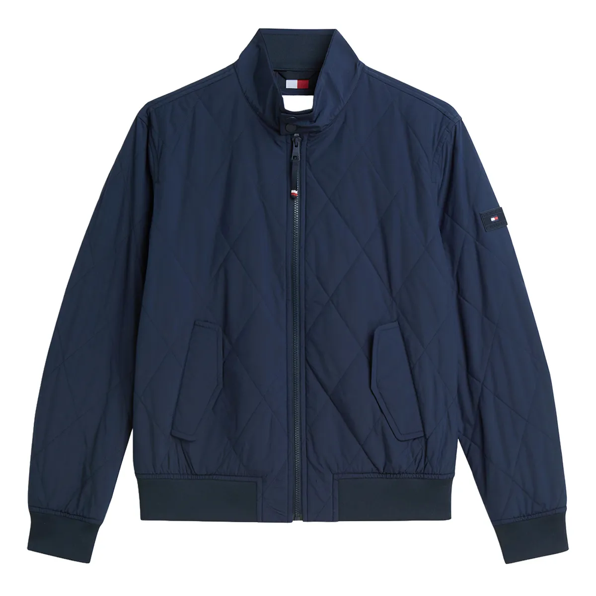 Tommy Hilfiger Quilted Harrington Jacket Navy Blue